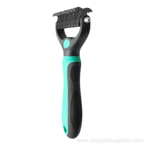 Double Sided Long Hair Pet Knot Comb Brush